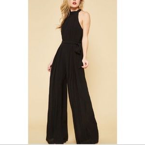 Black pants romper NWT